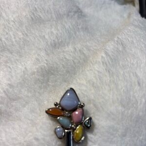 WHITNEY KELLY WK STERLING SILVER AND MULTIPLE GEMSTONES PENDANT